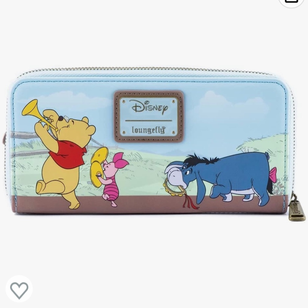 Winnie the Pooh Zip Clutch Wallet